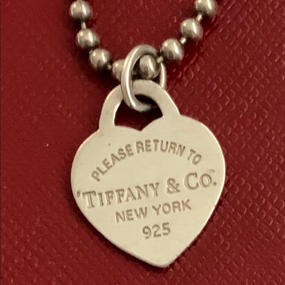 Tiffany Heart Tag Pendant - Picture 3 of 3